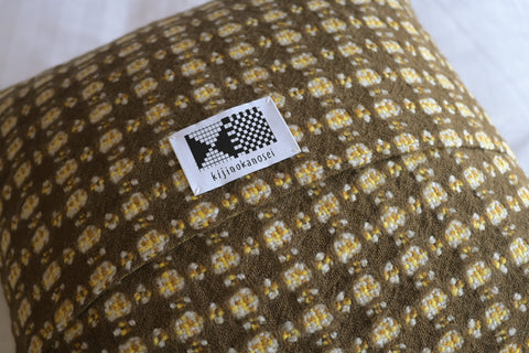 Woven Wool Cushion Cover {Kohaku/Brown} 50 x 50cm