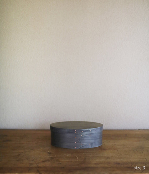 Shaker Oval Box -Gray-