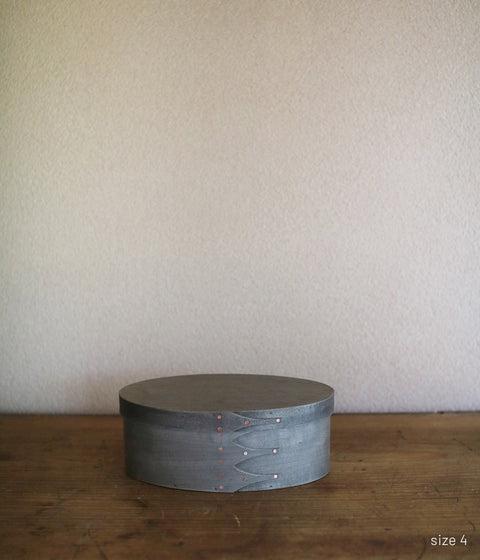 Shaker Oval Box -Gray-