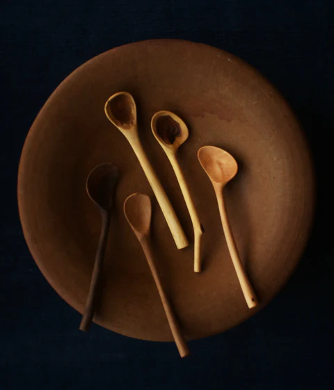 Hand-Carved Branch Tea Spoons (M)