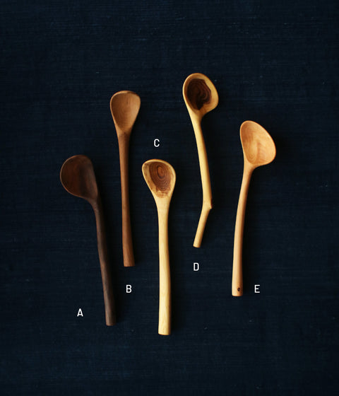 Hand-Carved Branch Tea Spoons (M)