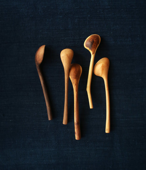 Hand-Carved Branch Tea Spoons (M)