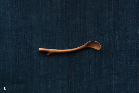 Hand-Carved Small Branch Spoons