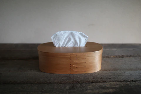 Shaker Oval Tissue Box