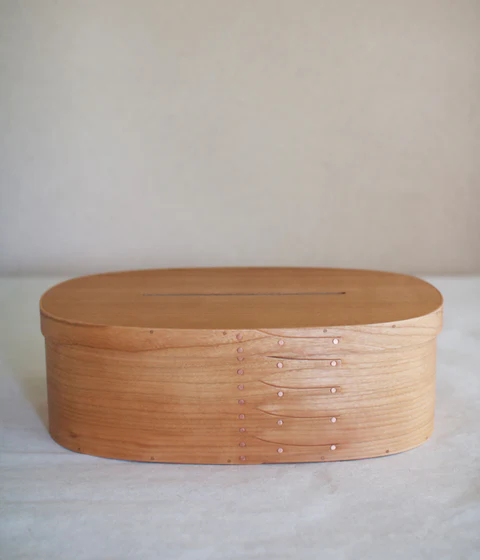 Shaker Oval Tissue Box