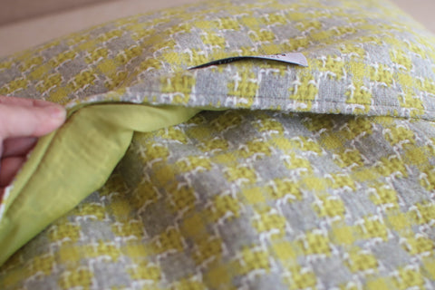 Woven Wool Cushion Cover {Lemon} 50 x 50cm (15% OFF)