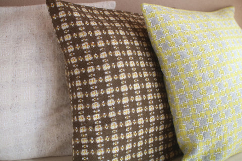 Woven Wool Cushion Cover {Kohaku/Brown} 50 x 50cm