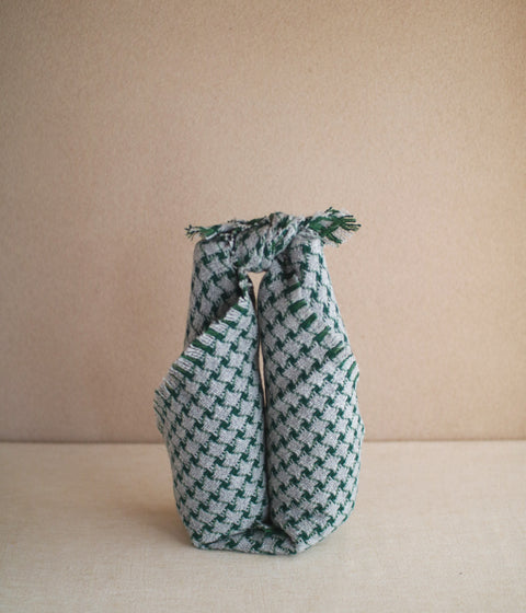 Woven Wool Square Cloth/Scarf {hound's tooth} (10% OFF)