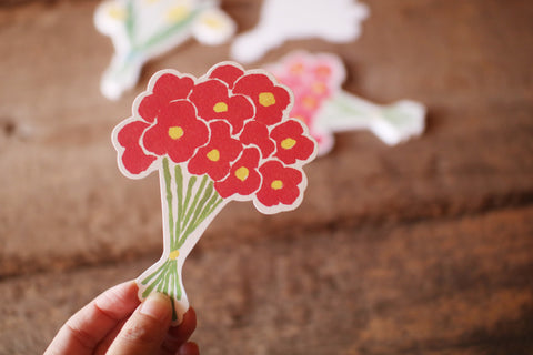 Flower Cut-Out Card Set (15% OFF)