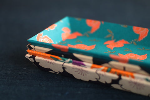 Chiyogami Paper Tray {Sparrow}
