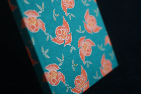 HAIBARA Chiyogami Notebook {Sparrow}