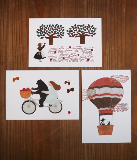 Foil-Pressed Postcard Set {Necktie} (20% OFF)