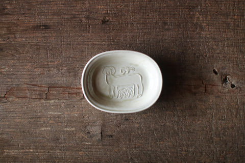 Mamezara Mini Dish {Dog} (20% OFF)