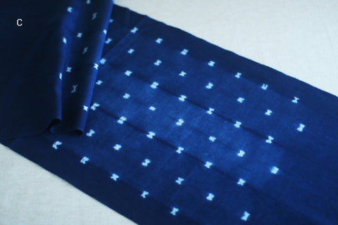 Aizome Hand-Dyed Tenugui {Butterfly Dots : B}