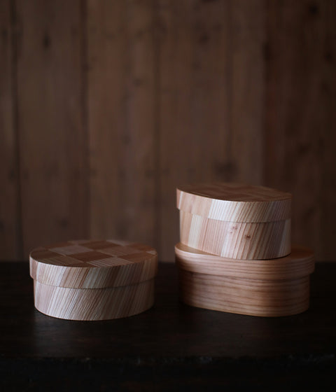 Bento Box Ajiro Pattern {Oval} (15% OFF)