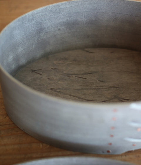 Shaker Oval Box -Gray-