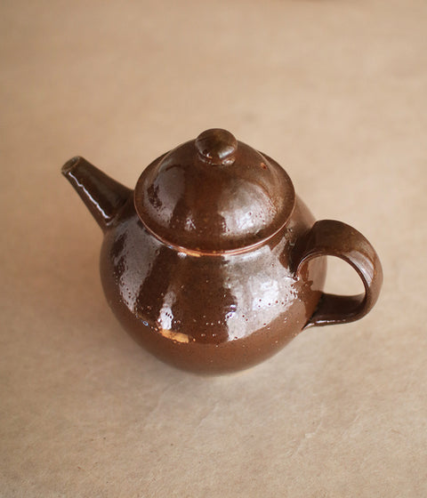 Brown Ceramic Tea Pot