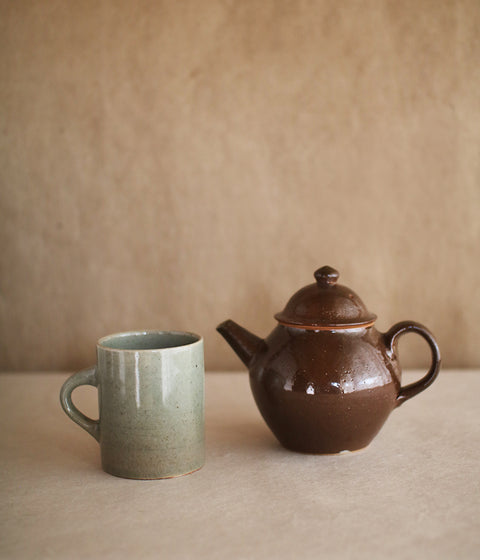 Brown Ceramic Tea Pot