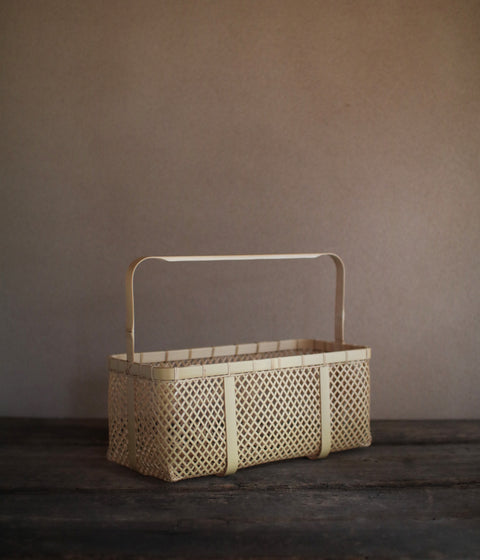 Kei Nakamura Bamboo Basket with Handle