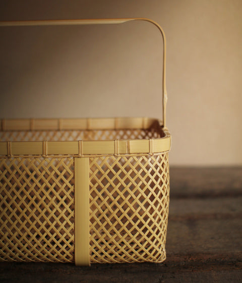 Kei Nakamura Bamboo Basket with Handle