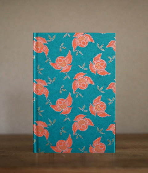HAIBARA Chiyogami Notebook {Sparrow}