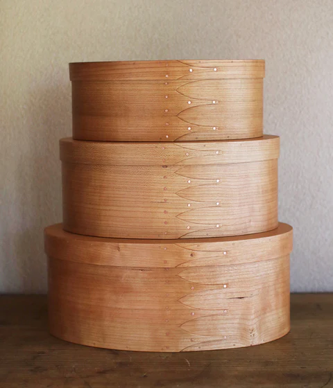 Shaker Oval Box -Cherry- (#4,5,6,7)