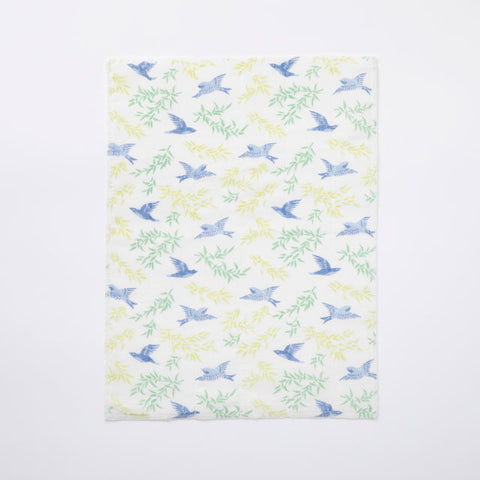 Kaya Weave Cotton Towel {Summer Blue Bird}