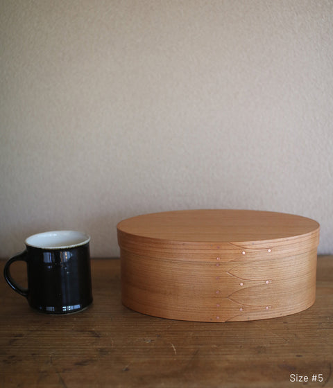 Shaker Oval Box -Cherry- (#4,5,6,7)