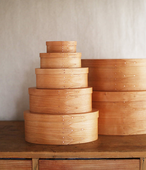 Shaker Oval Box -Cherry- (#0,1,2,3)