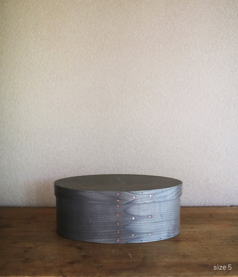 Shaker Oval Box -Gray-