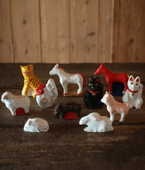 Yabase Clay Doll {Horse} White