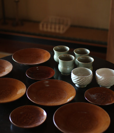 Ash-Green Ceramic Tea Cup