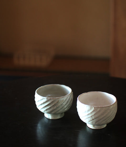 White Shinogi Tea Cup [A]