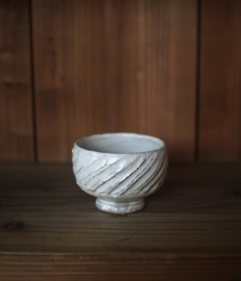 White Shinogi Tea Cup [B]
