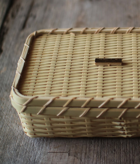 Handwoven Bamboo Serving Basket (15% OFF)