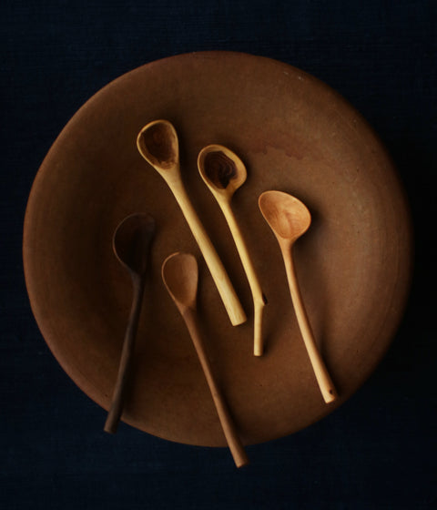 Hand-Carved Branch Tea Spoons (M)