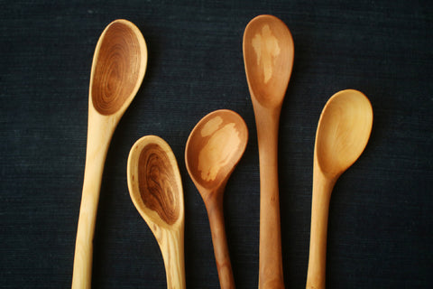 Hand-Carved Branch Dessert Spoons (M+)