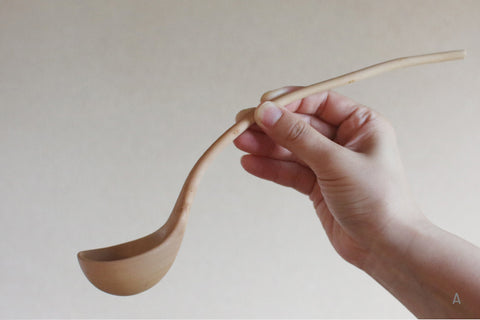 Hand-Carved Branch Coffee Scoops (L+)