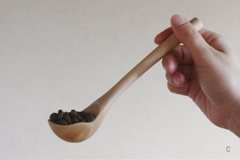 Hand-Carved Branch Coffee Scoops (L+)