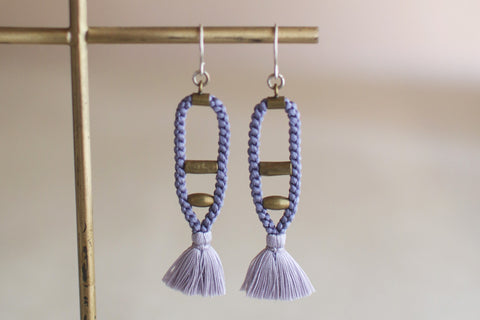 Kumihimo Silk Braided Earrings [K] - sold out