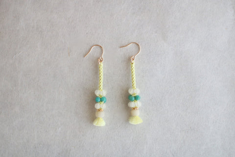 Kumihimo Silk Braided Earrings [I] - sold out