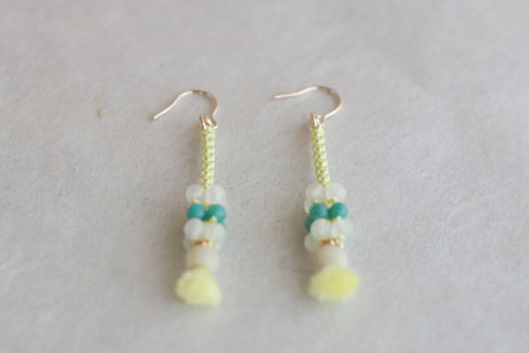 Kumihimo Silk Braided Earrings [I] - sold out