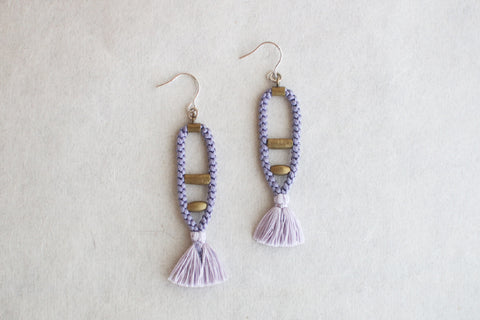 Kumihimo Silk Braided Earrings [K] - sold out