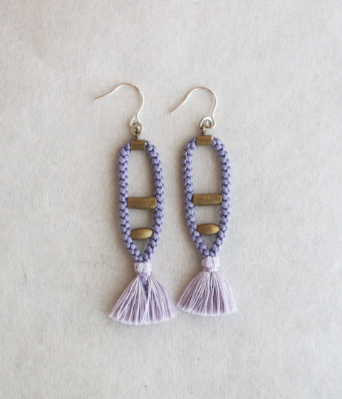Kumihimo Silk Braided Earrings [K] - sold out