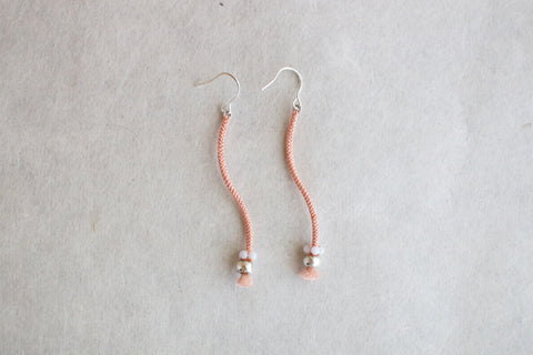 Kumihimo Silk Braided Earrings [M]