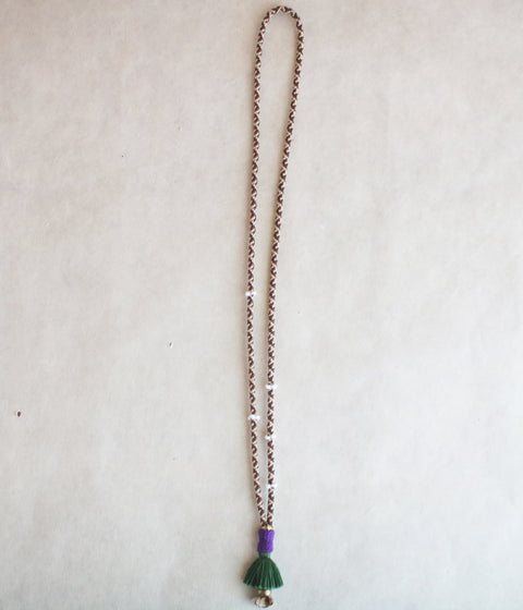 Kumihimo Silk Braided Necklace [I] - sold out