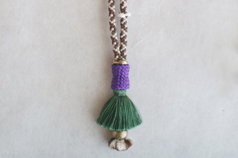 Kumihimo Silk Braided Necklace [I] - sold out