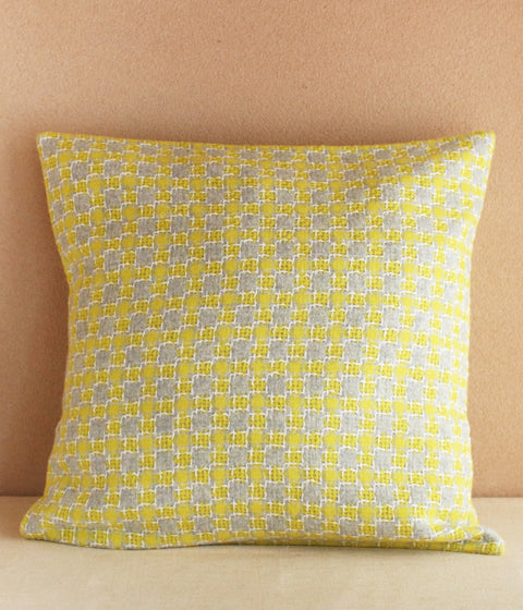 Woven Wool Cushion Cover {Lemon} 50 x 50cm (15% OFF)