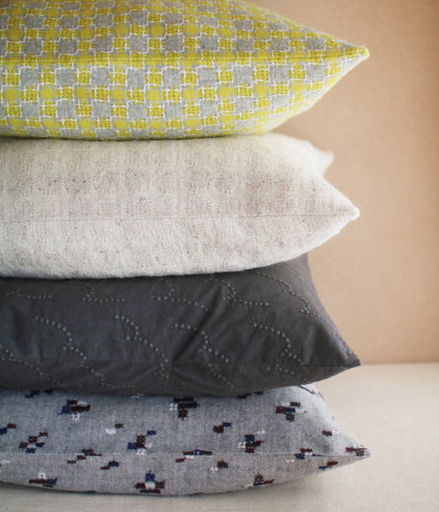 Woven Wool Cushion Cover {Lemon} 50 x 50cm (15% OFF)