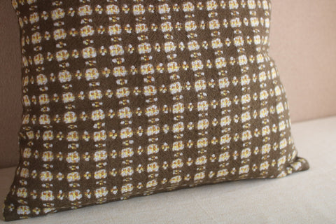 Woven Wool Cushion Cover {Kohaku/Brown} 50 x 50cm